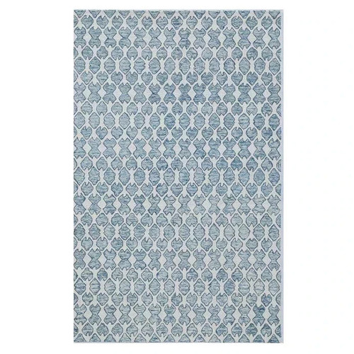 Tappeto moderno blu bianco