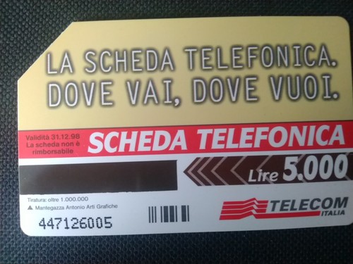Scheda telefonica collezione - telefonica,