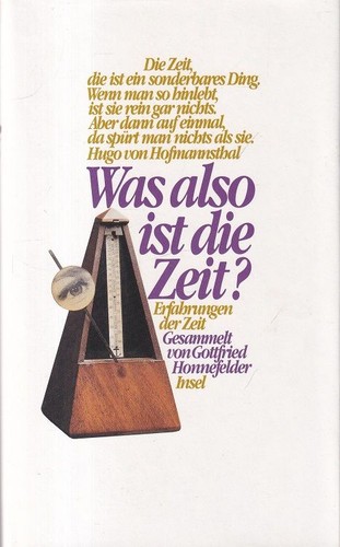Was also ist die - zeit?,