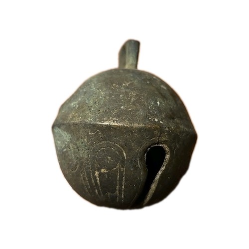 Antica campana crotal - antica, bronzo