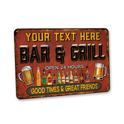 Insegna personalizzata bar - insegna,