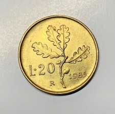 ITALIA REPUBBLICA 20 LIRE 1985
