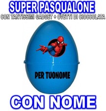 SPIDERMAN SUPER PASQUALONE SORPRESONE UOVO DI PASQUA CONTENITORE PER BAMBINO