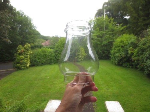 Clear glass storm lantern - clear,