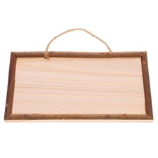  Targa in legno grezzo