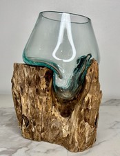 Ciotola in vetro fuso su