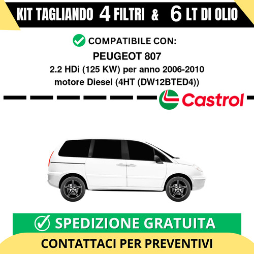 Tagliando per peugeot 807 2 - per,