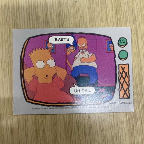 1990 topps the simpsons - topps, homer
