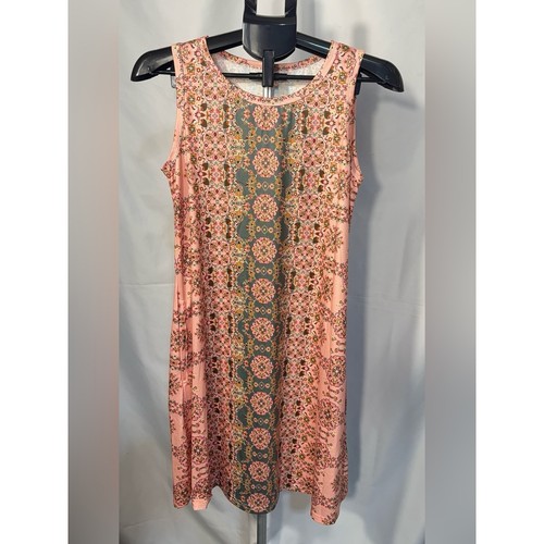 Vestito senza maniche rosa - , con