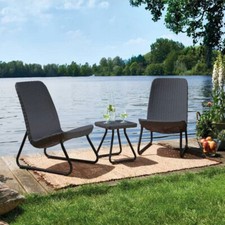 Set Tavolino e 2 Poltrone da