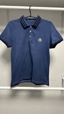 Polo Moncler donna blu taglia