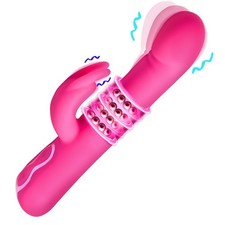 Vibratore coniglio in silicone