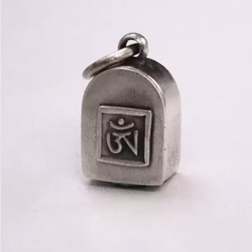 Ciondolo tibetano rotondo ghau - ciondolo,