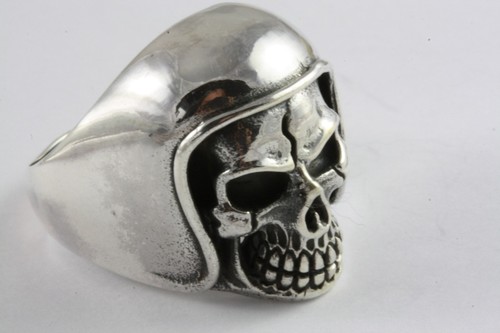 Biker chopper anello teschio - biker,
