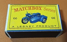 Matchbox Series Lesney n. 66 moto e sidecar Harley Davidson