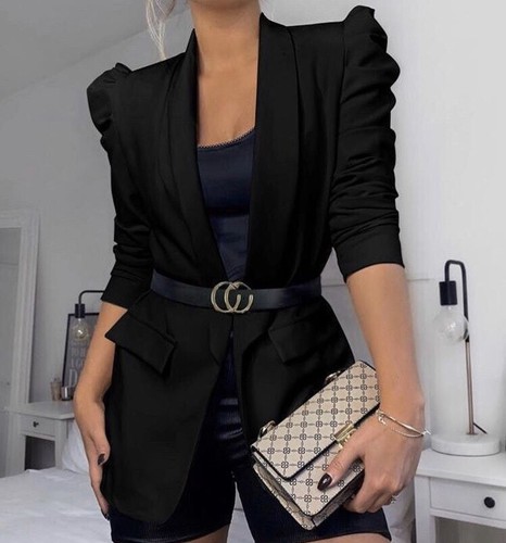 Giacca blazer cintura - blazer, +