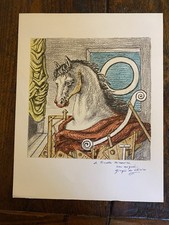 Autografato De Chirico Giorgio