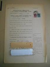 BEL DOCUMENTO DI TRIESTE DOCUMENTO DEL 1947 CON MARCHE AMG VG