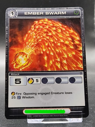 Chaotic card ember swarm - :,