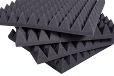 - Pannello Fonoassorbente Piramidale Grigio in Poliuretano 100% | Pannello per C