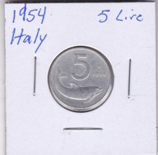 1954 Italy 5 Lire