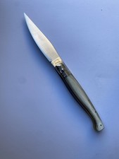 COLTELLO ARTIGIANALE PATTADA BY ROBERTO MONNI manico Corno cm 18