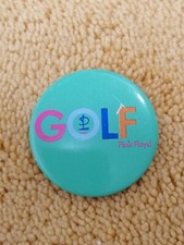 Distintivo pins spilla badge GOLF PINK FLOYD Music Stars Band Cantanti Singer