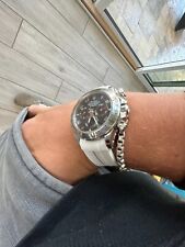 20mm WHITE Vulcanized Caoutchouc GREY Stripe Rolex DAYTONA