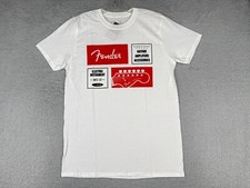 Fender Shirt Men Medium White