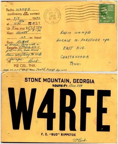 1950 radioamatore qsl - 1950,