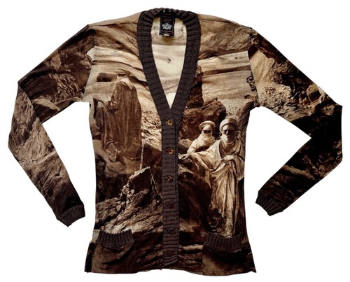 Cardigan maglia tuareg beduino