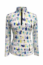 NWT San Soleil Royal Blue Lime