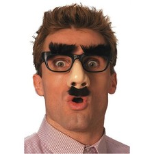Accessori Travestimento Bambini Occhiali Naso Buffo Con Baffi Età 3 Anni