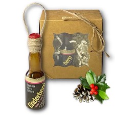 Underberg Amari Erboristici Alcolici Artigianali Vintage Bottiglia di Vetro Ornamento