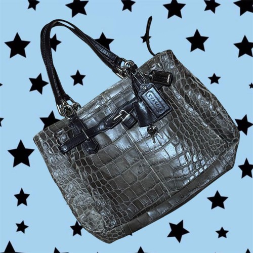 Borsa mano coach coccodrillo - a,