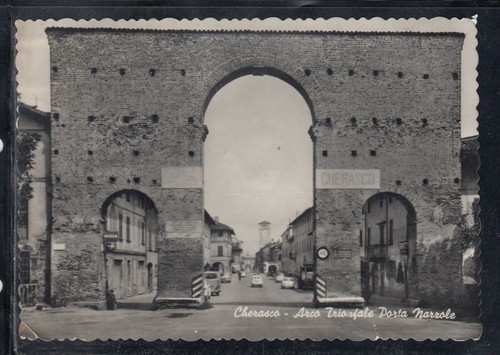 Cartolina cherasco arco - cartolina,