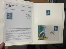 Folder ANNIVERSARI grandi eventi filatelici francobolli cartoline poste italiane
