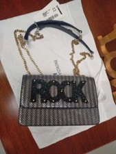 PATRIZIA PEPE BORSA A TRACOLLA IN PELLE NUOVA modello 2v8014 rock