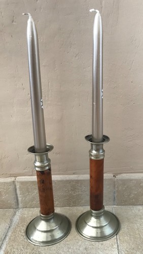 Coppia candelabro portacandele