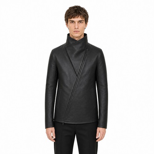 Giacca uomo nera - , pelle