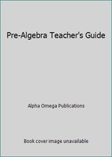 Pre algebra teacher guide by - teacher's,