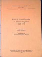 Lettere ernesto buonaiuti - lettere, di