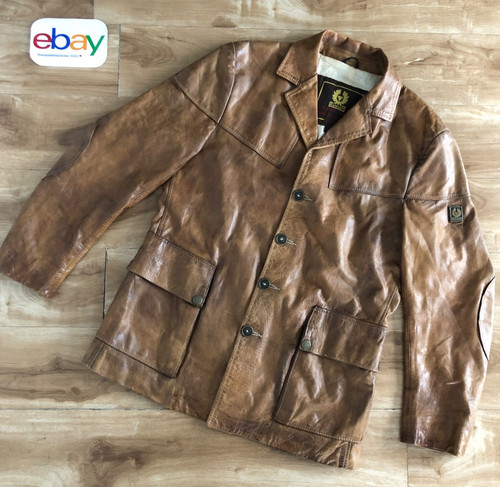 Giacca pelle belstaff - pelle,