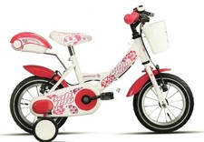 BICI MONTANA 512 JUNIOR BABYLIU BICICLETTA BAMBINA 12'' ACCIAIO ROTELLE CESTINO 