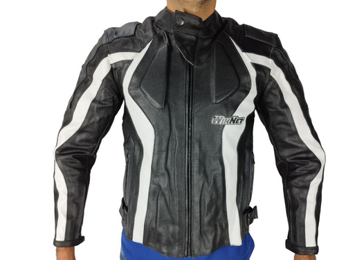 Giacca giubbotto moto pelle