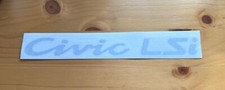 Adesivo Civic LSI. Finitura