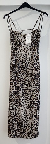 Abito midi zara marrone nero - marrone,