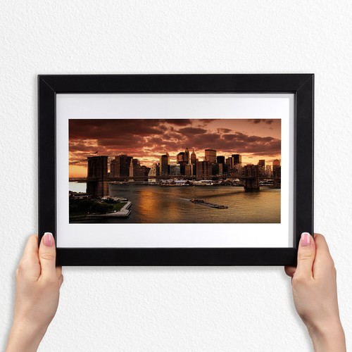 Cornici legno mdf foto poster - legno,
