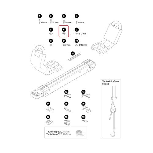 Disco dentato thule 1050 - dentato,