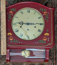 Vtg Mauthe German Wall Clock